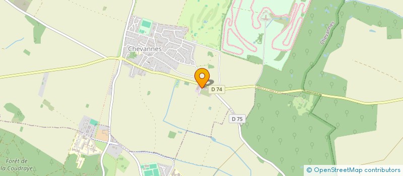 localisation de l'entreprise SCI LES BOULEAUX  CHEVANNES