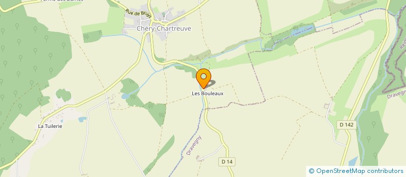 localisation de l'entreprise SCI LES BOULEAUX  CHERY-CHARTREUVE