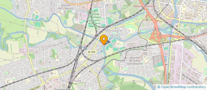 localisation de l'entreprise SCI LES BOULEAUX  STRASBOURG