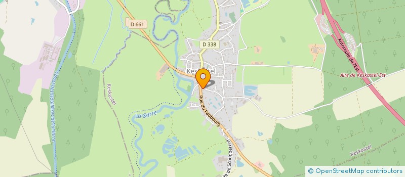 localisation de l'entreprise SCI LES BOULEAUX  WOLFSKIRCHEN