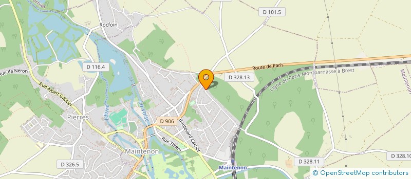 localisation de l'entreprise SCI LES BOULEAUX DE LA SAVATTE à MAINTENON