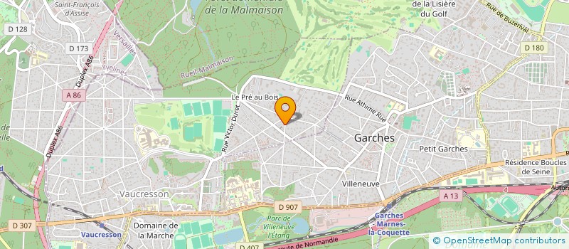 localisation de l'entreprise SCI LES BOULETS  VAUCRESSON