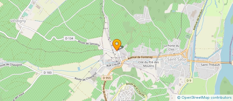 localisation de l'entreprise SCI LES BOULOISES  SANCERRE