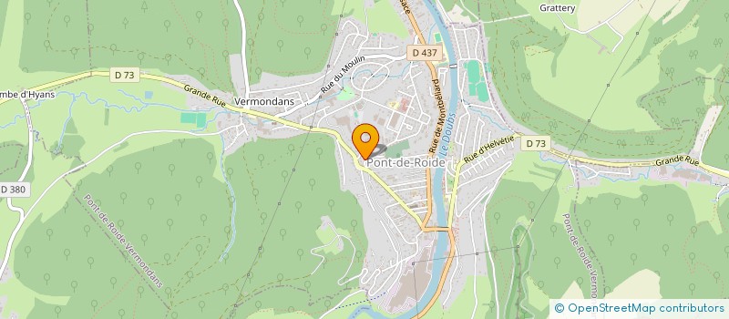 localisation de l'entreprise SCI LES BOULOTS  PONT-DE-ROIDE-VERMONDANS