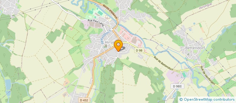 localisation de l'entreprise SCI LES BOURGEONS  HIRSINGUE