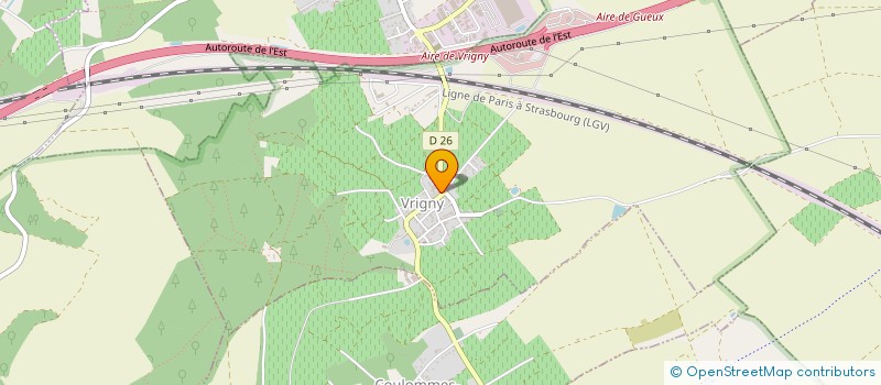 localisation de l'entreprise SCI LES BOURGEONS  VRIGNY