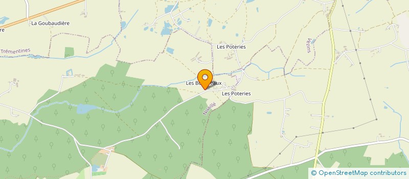 localisation de l'entreprise SCI LES BOURNEAUX  NUAILLE