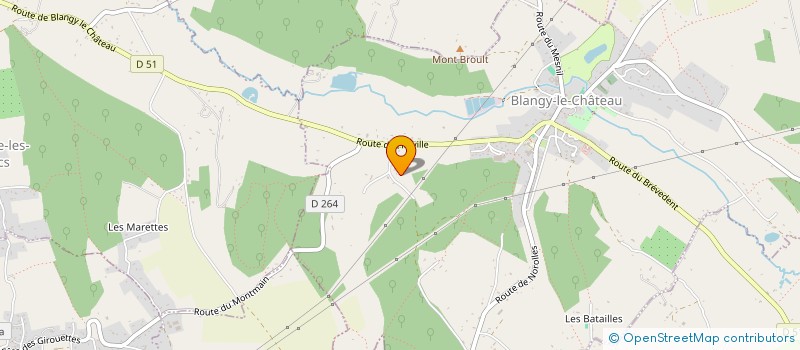 localisation de l'entreprise SCI  LES BOURREAUX  BLANGY-LE-CHATEAU