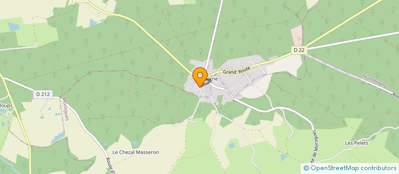 localisation de l'entreprise SCI LES BOUTIQUES  HUMBLIGNY