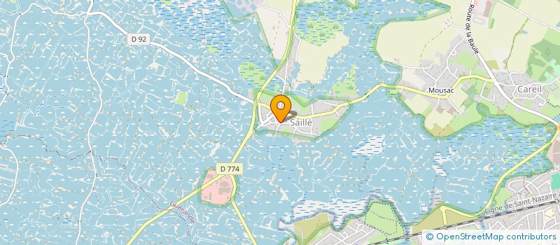 localisation de l'entreprise SCI LES BOUTONS D'OR  GUERANDE