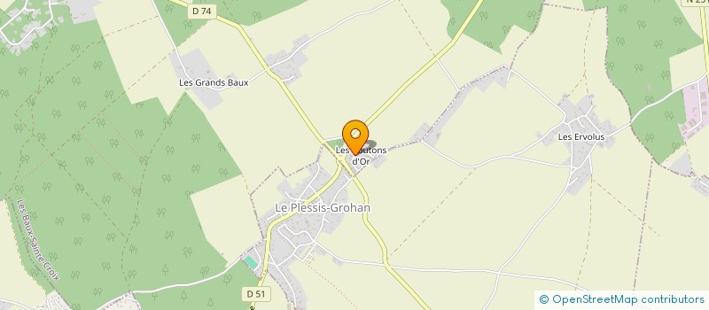 localisation de l'entreprise SCI LES BOUTONS D'OR  LES BAUX-SAINTE-CROIX