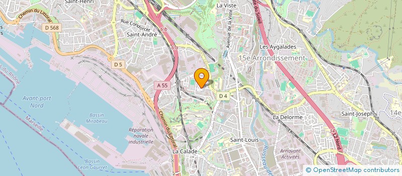localisation de l'entreprise SCI LES BOUTS DE PROVENCE à MARSEILLE