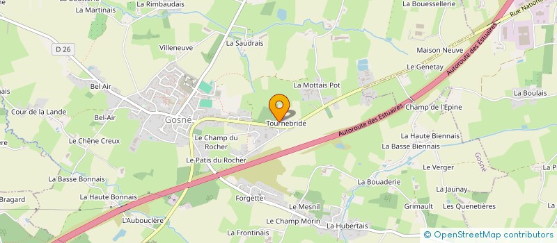 localisation de l'entreprise SCI LES BOUVREUILS  GOSNE