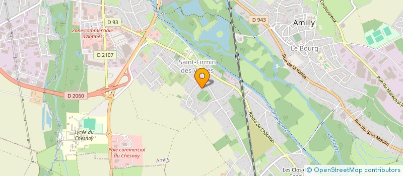 localisation de l'entreprise SCI LES BOUVREUILS à AMILLY
