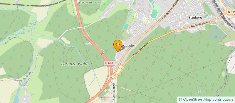 localisation de l'entreprise SCI LES BOUVREUILS  SARREGUEMINES