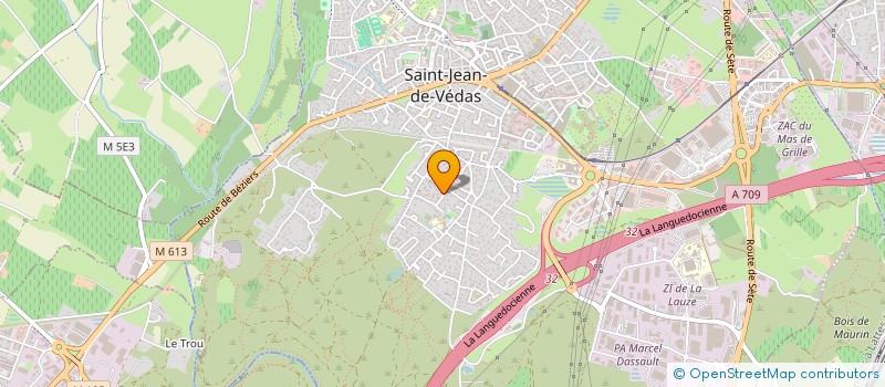 localisation de l'entreprise SCI LES BOUVREUILS DE SAINT JEAN  SAINT-JEAN-DE-VEDAS