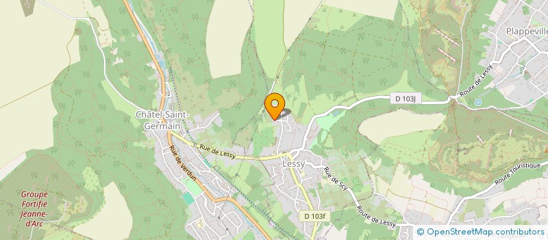 localisation de l'entreprise SCI LES BOYOTTES  VERRIERES-LE-BUISSON