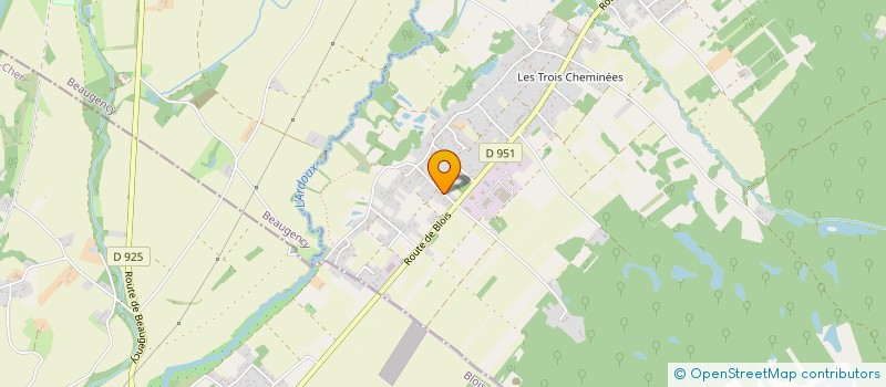 localisation de l'entreprise SCI LES BRANCHES BELL à LAILLY-EN-VAL