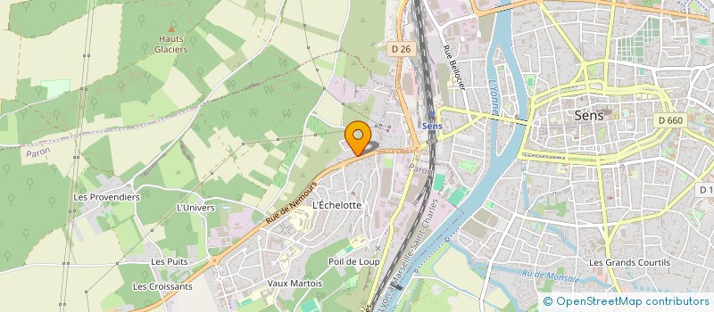 localisation de l'entreprise SCI LES BREMONTS  PARON