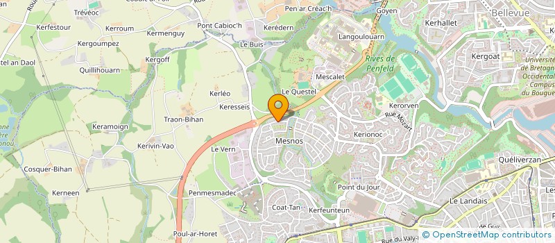 localisation de l'entreprise SCI LES BRENICKS à BREST