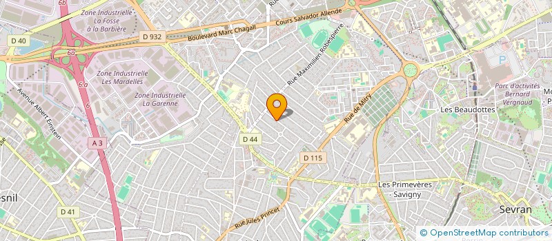 localisation de l'entreprise SCI LES BRETONS à AULNAY-SOUS-BOIS