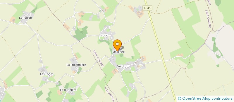 localisation de l'entreprise SCI LES BRETONS à SAINT-COUTANT