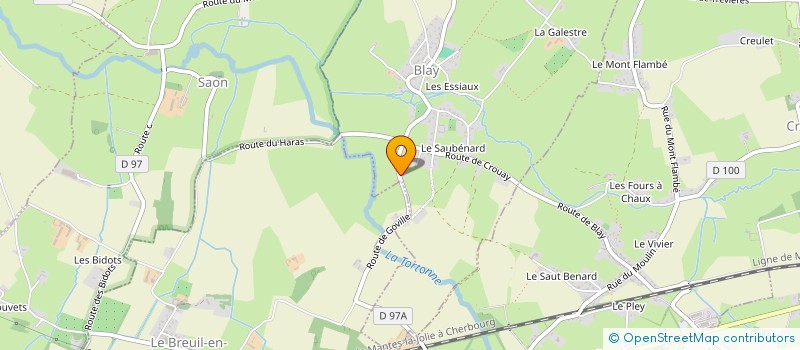 localisation de l'entreprise SCI LES BRETONS  BLAY