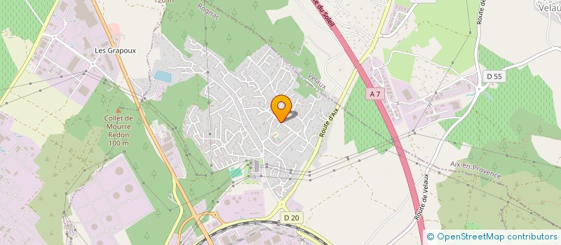 localisation de l'entreprise SCI LES BRETS  ROGNAC