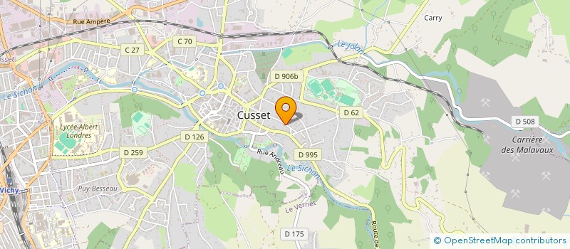 localisation de l'entreprise SCI LES BRIMONTS à CUSSET
