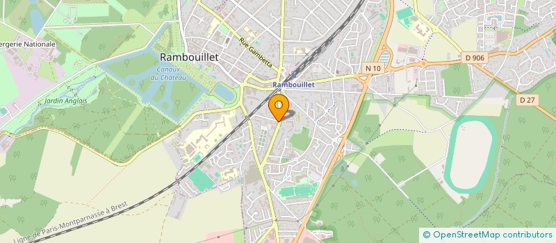 localisation de l'entreprise SCI LES BRINDILLES  RAMBOUILLET