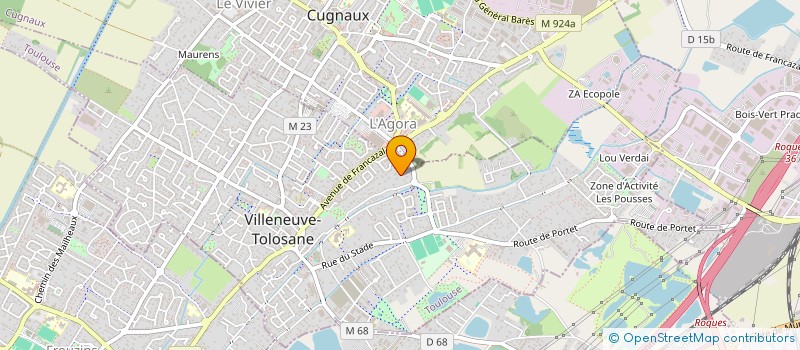 localisation de l'entreprise SCI LES BRINDILLES à VILLENEUVE-TOLOSANE