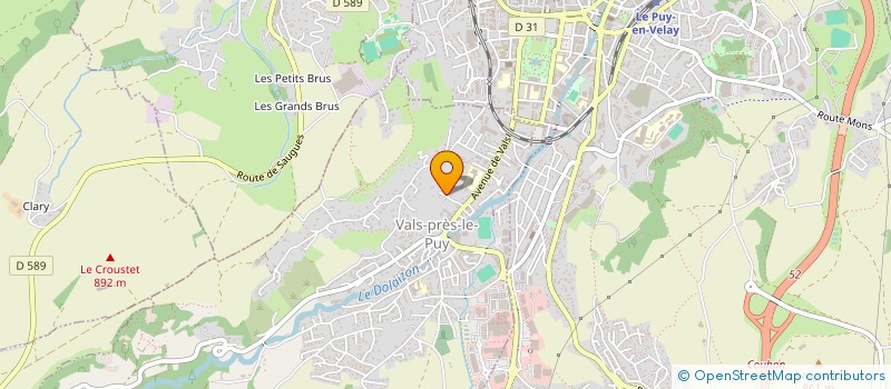 localisation de l'entreprise SCI LES BRIOUDES  JUNAS