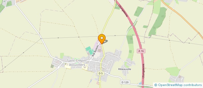 localisation de l'entreprise SCI LES BRIQUES ROUGES  SAINT-CREPIN-IBOUVILLERS