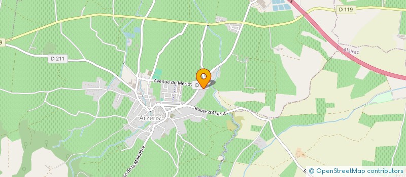 localisation de l'entreprise SCI LES BROUGALS  MONTREAL