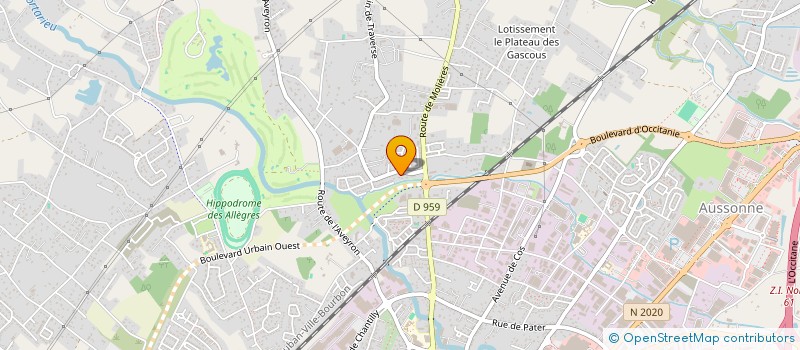 localisation de l'entreprise SCI LES BRUGEAU  MONTAUBAN