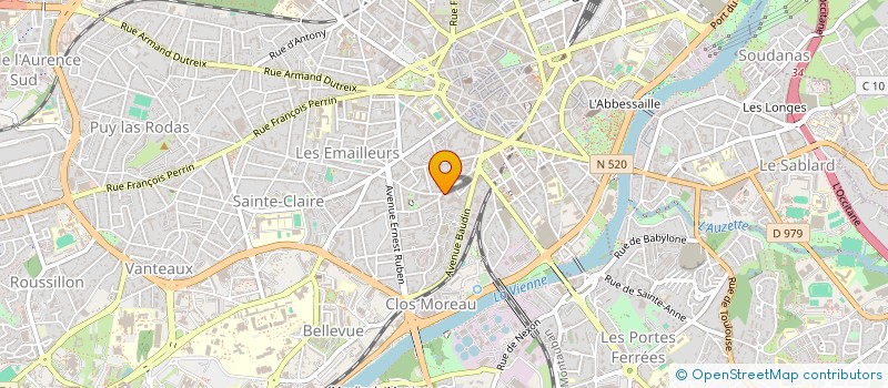 localisation de l'entreprise SCI LES BRUGES à LIMOGES