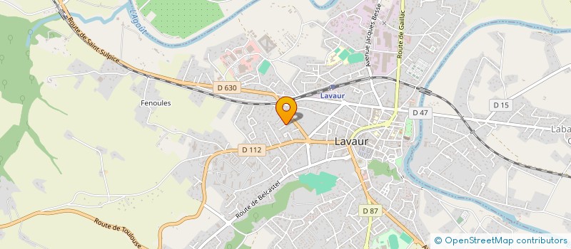 localisation de l'entreprise SCI LES BRUGUETTES  LAVAUR