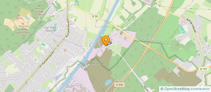 localisation de l'entreprise SCI LES BRUILLES  ESCAUTPONT