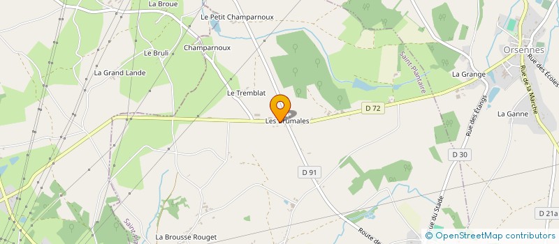 localisation de l'entreprise SCI LES BRUMALES à SAINT-PLANTAIRE