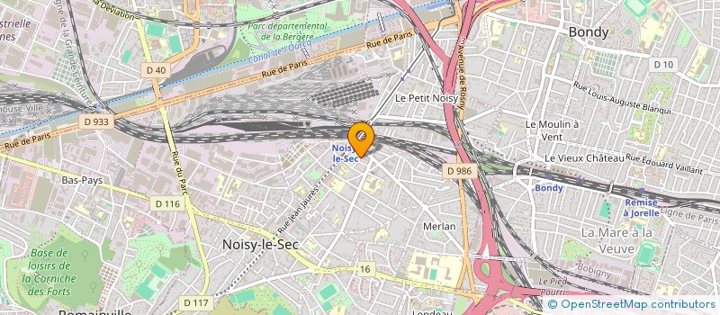 localisation de l'entreprise SCI LES BRUYERES à NOISY-LE-SEC