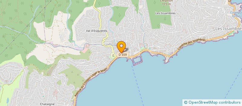 localisation de l'entreprise SCI LES BRUYERES à SAINTE-MAXIME