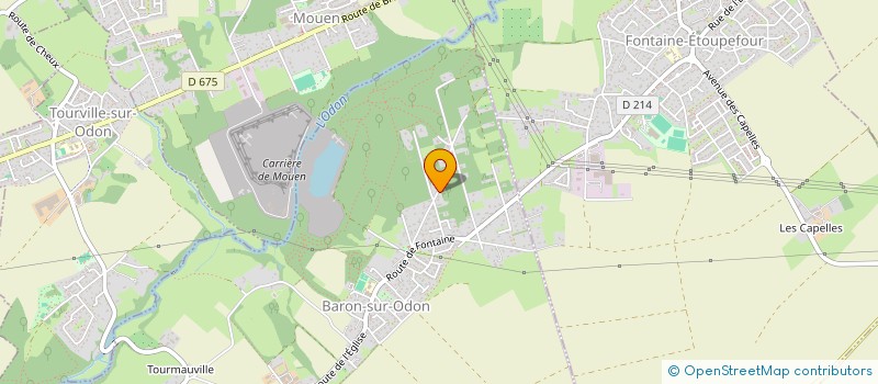 localisation de l'entreprise SCI LES BRUYERES  BARON-SUR-ODON