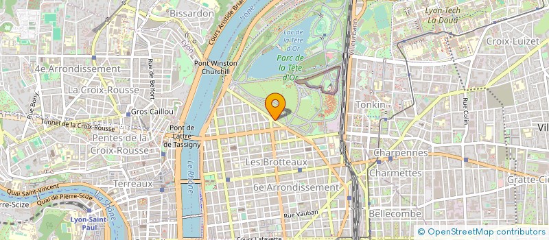 localisation de l'entreprise SCI LES BRUYERES  LYON