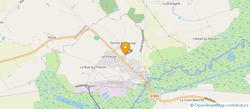 localisation de l'entreprise SCI LES BRUYERES à CARENTAN-LES-MARAIS