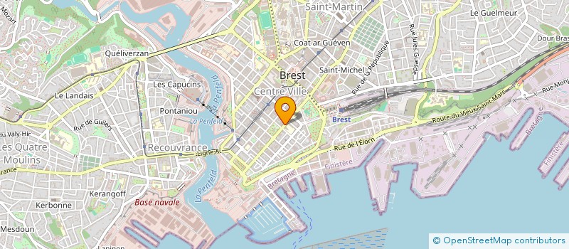 localisation de l'entreprise SCI LES BRUYERES à BREST