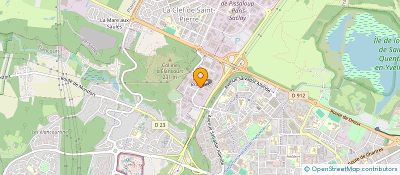 localisation de l'entreprise SCI LES BRUYERES  TRAPPES