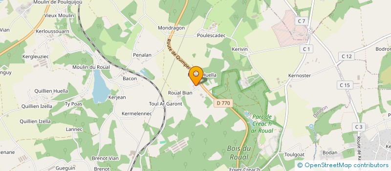 localisation de l'entreprise SCI LES BRUYERES  DIRINON