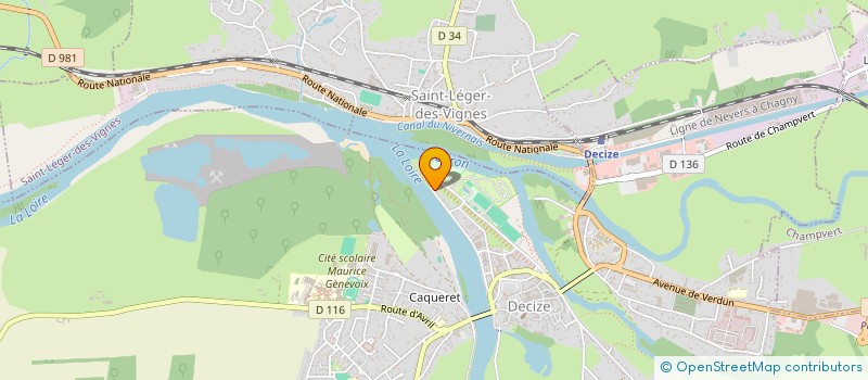 localisation de l'entreprise SCI LES BRUYERES à DECIZE