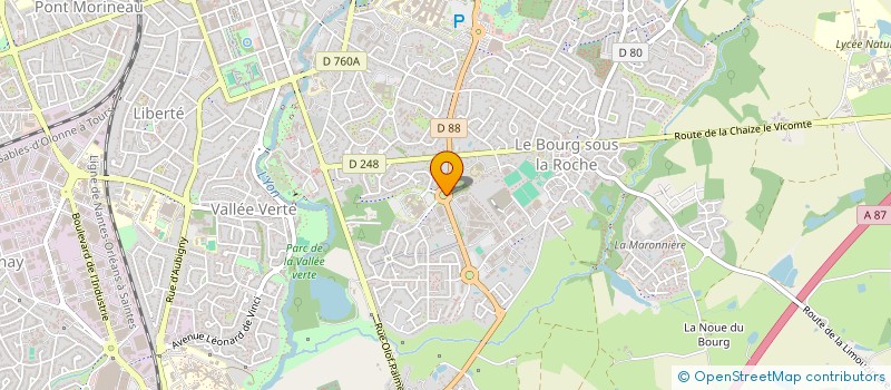 localisation de l'entreprise SCI LES BRUYERES  ROCHE SUR YON (LA)