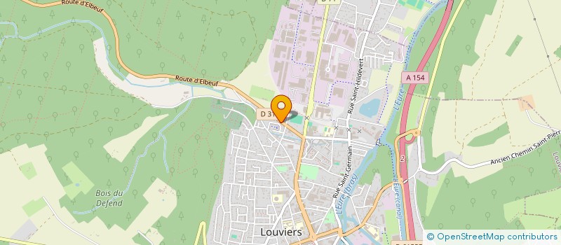 localisation de l'entreprise SCI LES BRUYERES à LOUVIERS